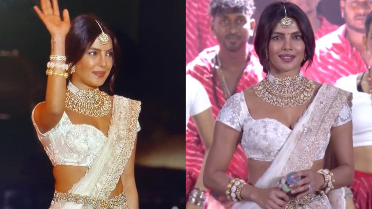 https://www.mobilemasala.com/film-gossip/Priyanka-Chopras-Regal-Charm-at-GlobeTrotter-Event-in-Hyderabad-A-Princess-in-White-i416192