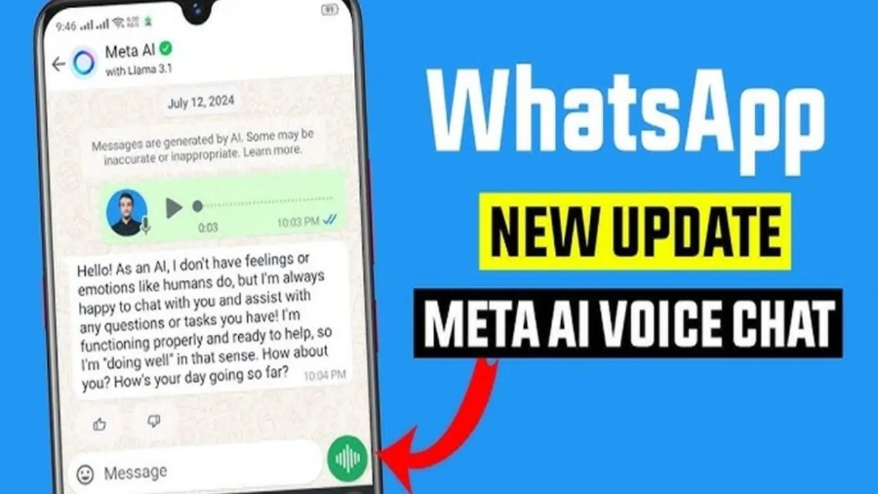 WhatsApp ने OpenAI के ChatGPT की तरह ही मेटा AI वॉयस मोड फीचर किया पेश, आप भी जानें