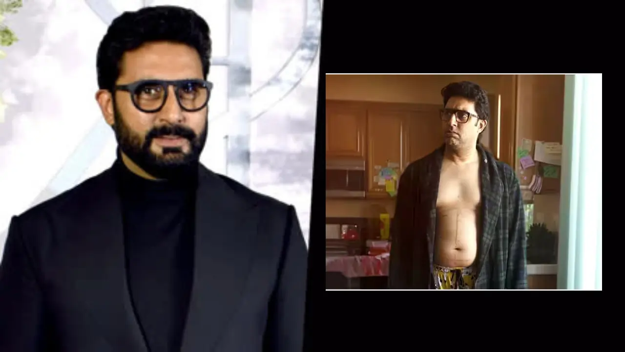 Abhishek Bachchan’s I Want To Talk poster introduces a grumpy men flaunting his potbelly; November release date confirmed