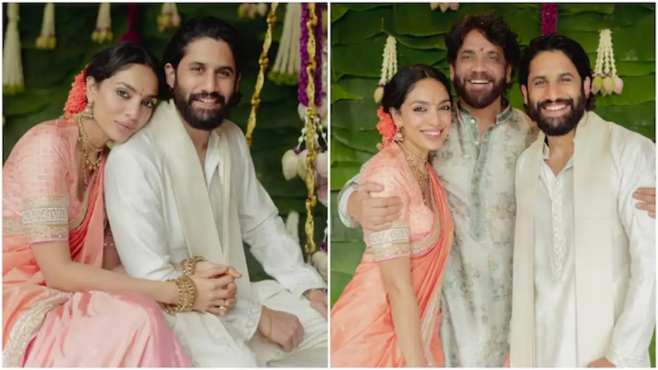 It's official: Naga Chaitanya and Sobhita Dhulipala are engaged! Nagarjuna shares post with announcement