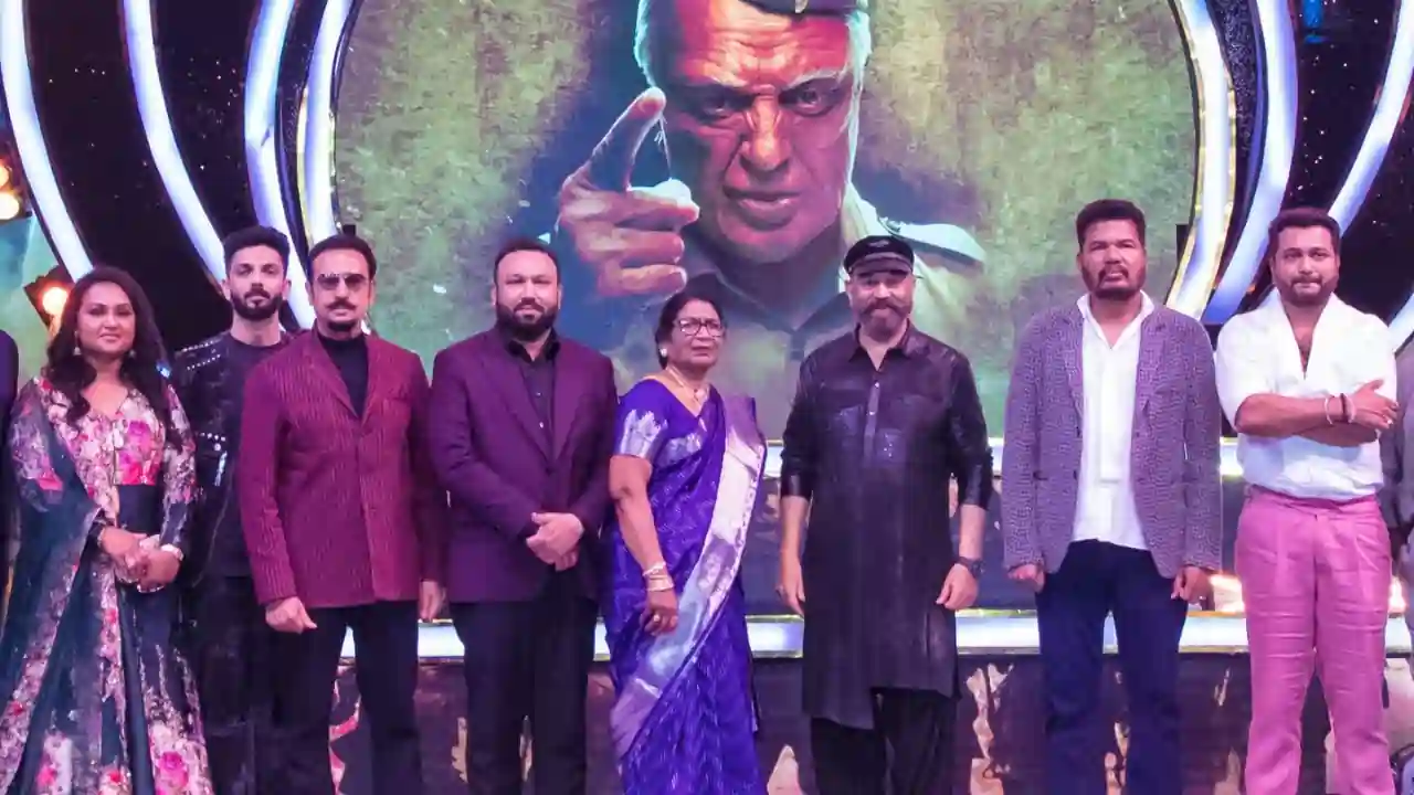 This film is the belief of Subhaskaran. Universal star Kamal Haasan at the audio launch event of 'Bharatiyadu 2'.