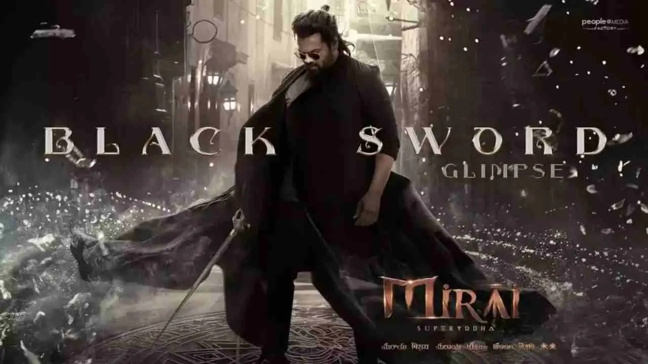 Mirai - Manchu Manoj looks menacing as 'The Black Sword' in Teja Sajja's action drama
