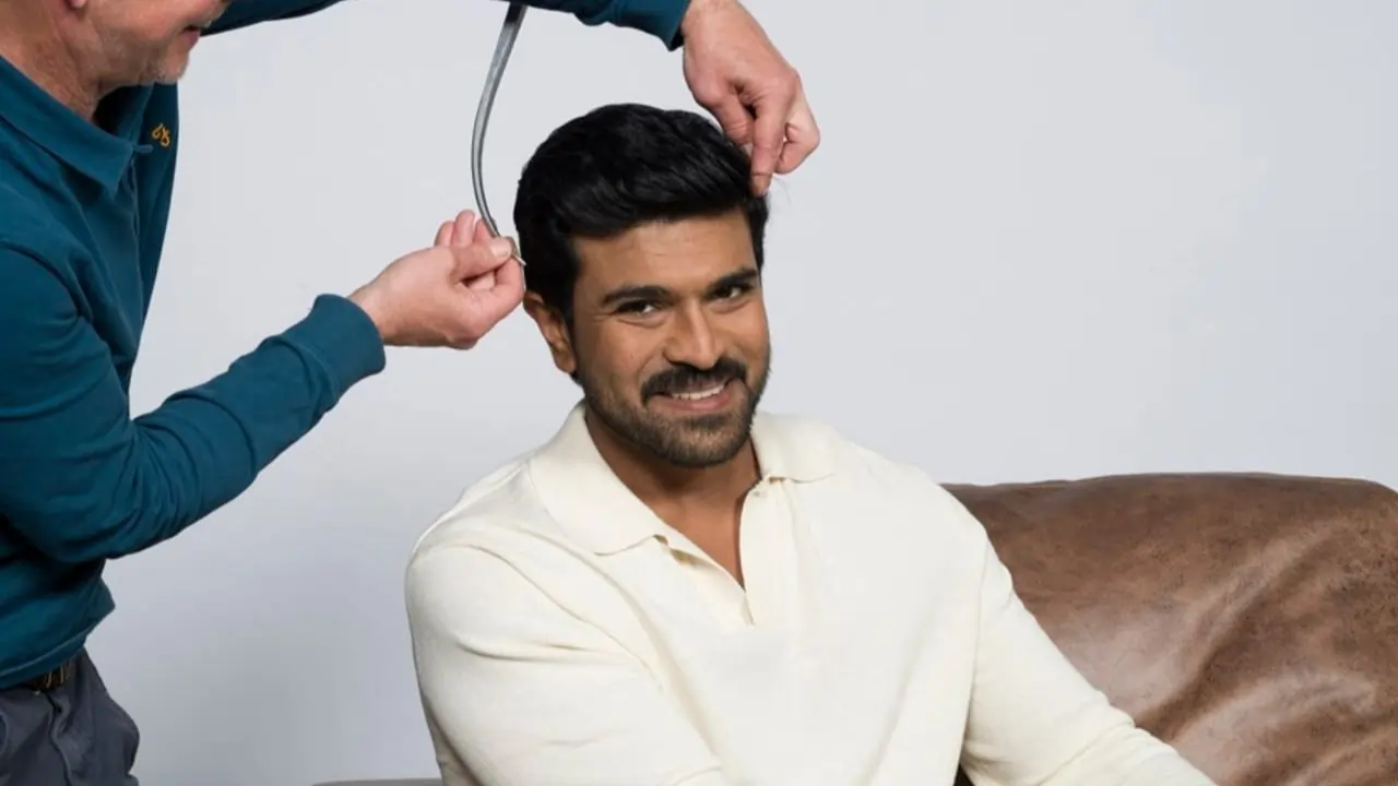 Global Star Ram Charan's wax statue at Madame Tussauds.Singapore announced at IIFA Awards