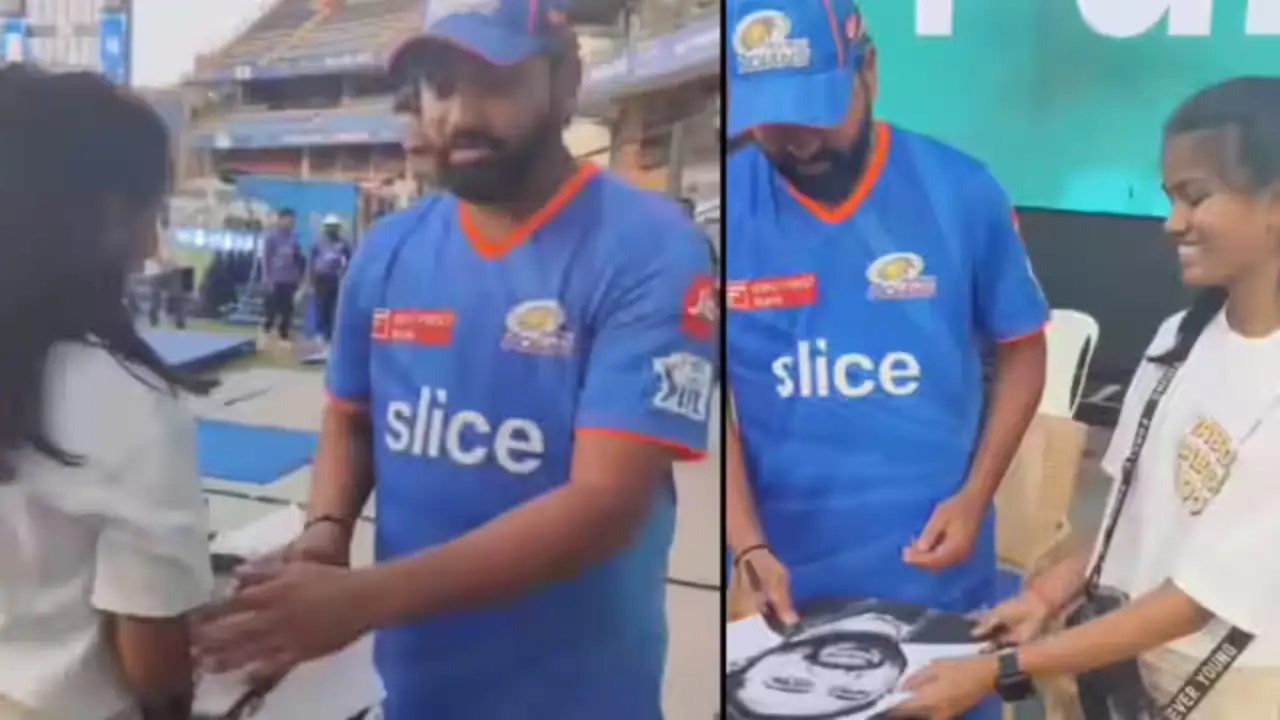 https://www.mobilemasala.com/khel/Female-MI-fan-touched-Rohit-Sharmas-feet-in-Wankhede-hi-i252032