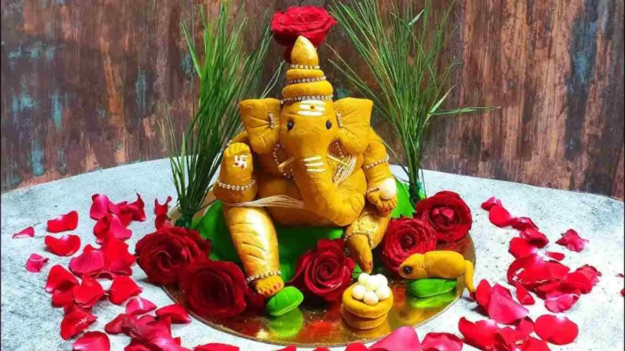 How to make turmeric Ganesha?