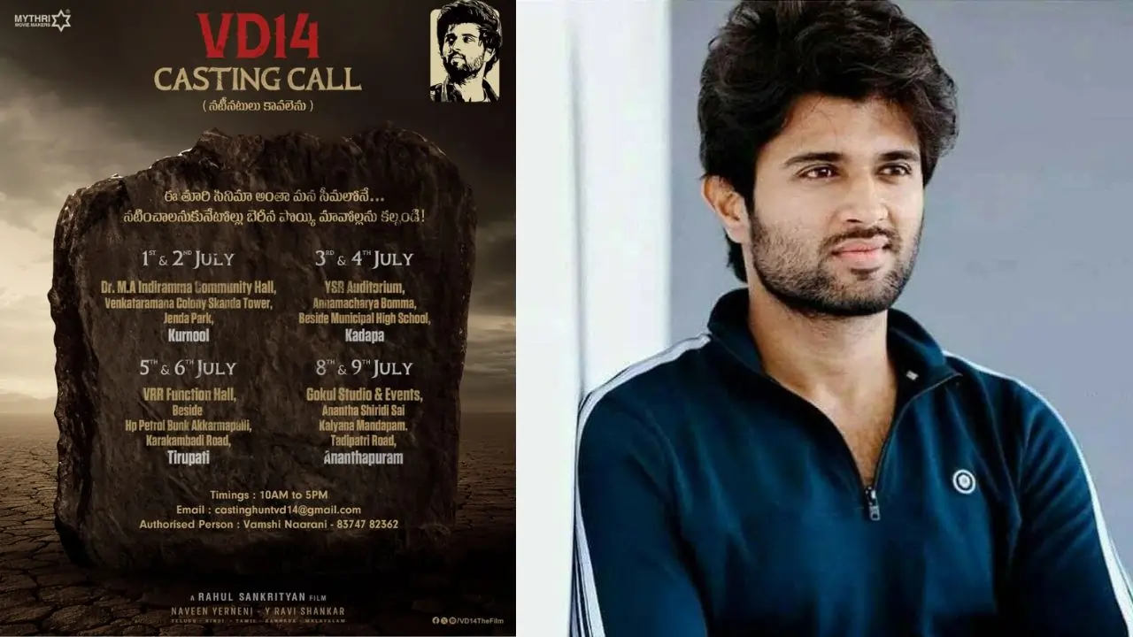 Casting Call Announced for Hero Vijay Deverakonda's Big Pan India Movie 