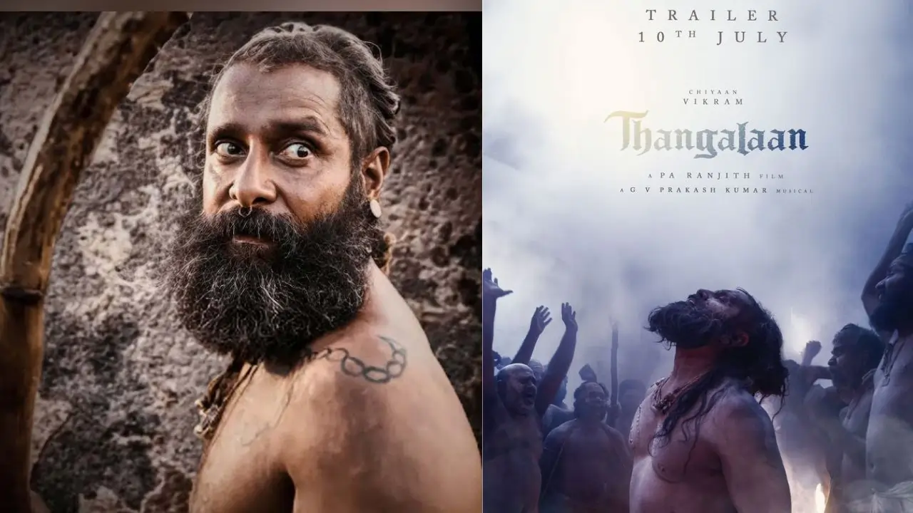 Chiyaan Vikram, Pa Ranjith and Studio Green Films' Thangalaan Theatrical Trailer releasing on July 10th